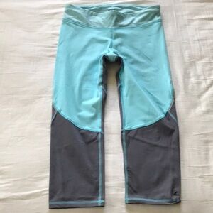 CHAMPION C9 Blue/Green Gray Crop Leggings Sz M